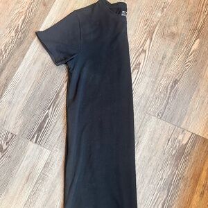 Pact Organic black T-shirt Dress, size small